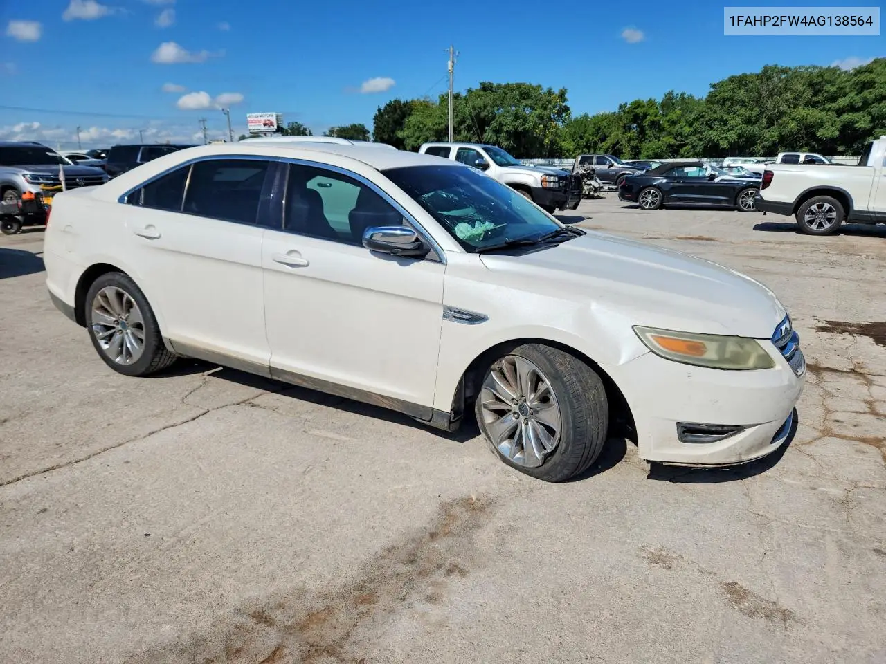 2010 Ford Taurus Limited VIN: 1FAHP2FW4AG138564 Lot: 60635976
