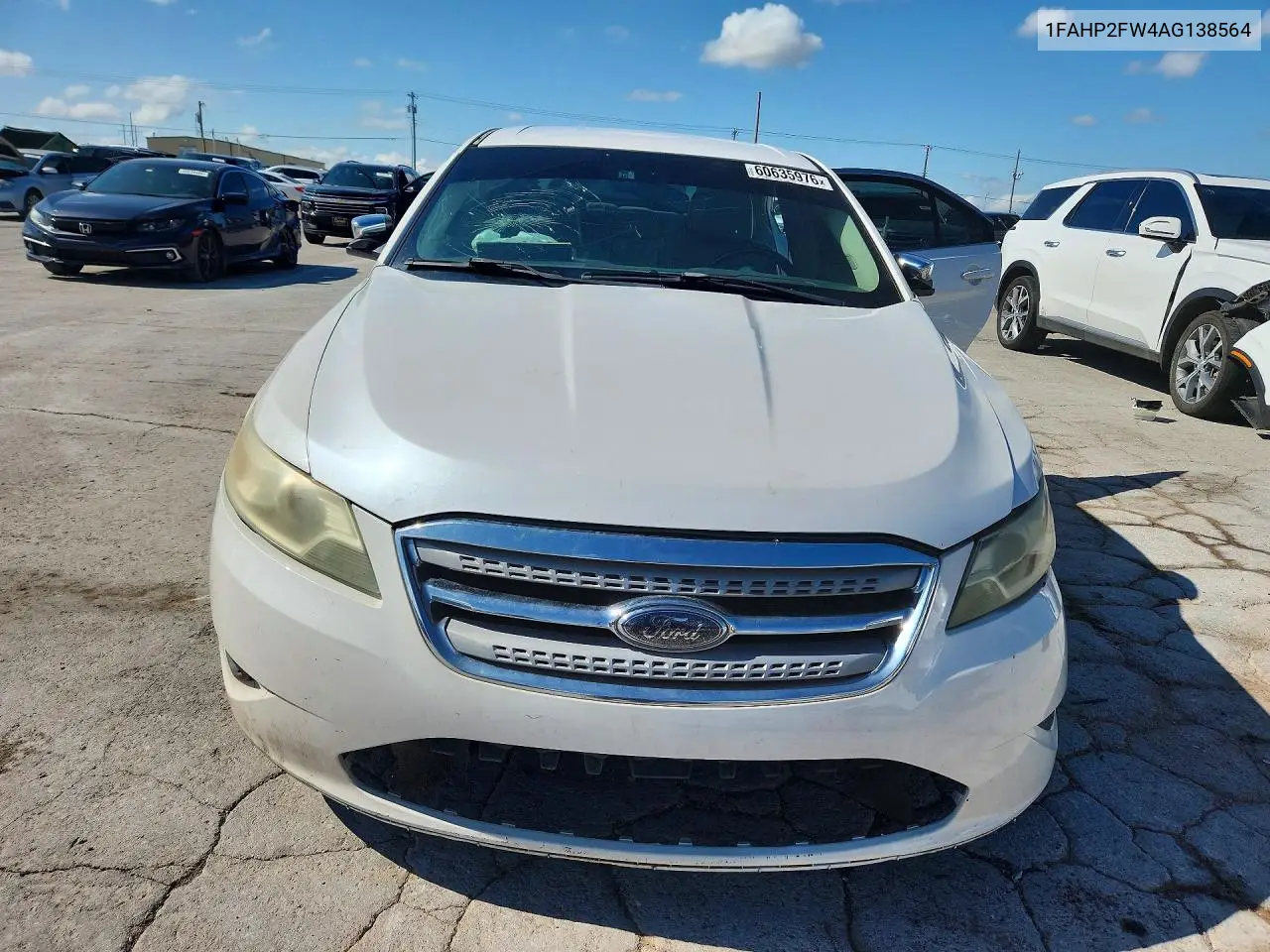 2010 Ford Taurus Limited VIN: 1FAHP2FW4AG138564 Lot: 60635976