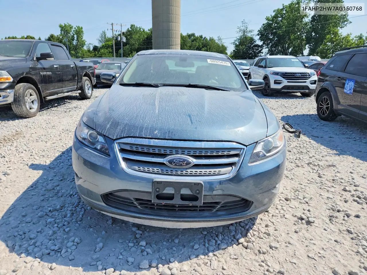 2010 Ford Taurus Sel VIN: 1FAHP2HW7AG150768 Lot: 60925476