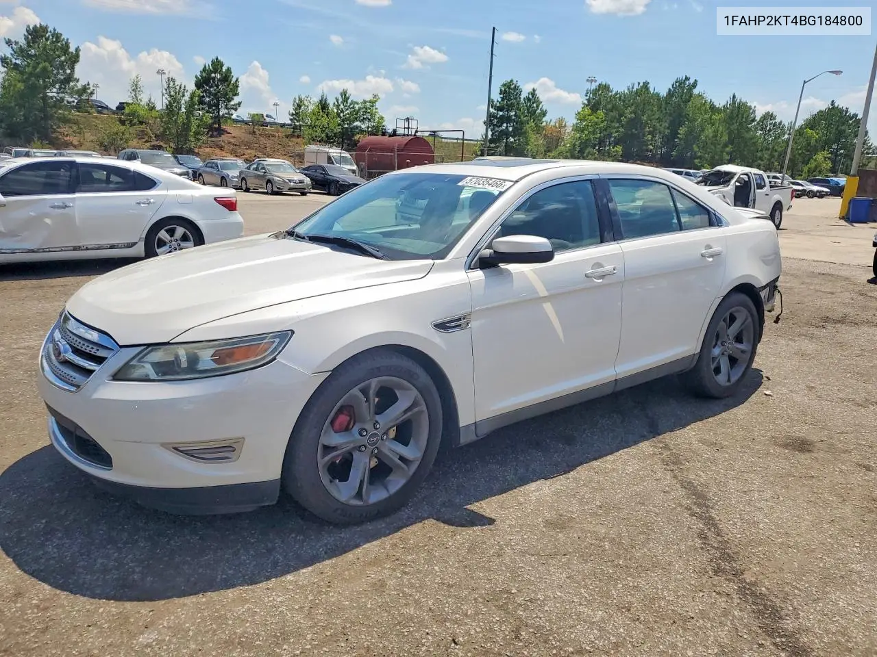 2011 Ford Taurus Sho VIN: 1FAHP2KT4BG184800 Lot: 57035466