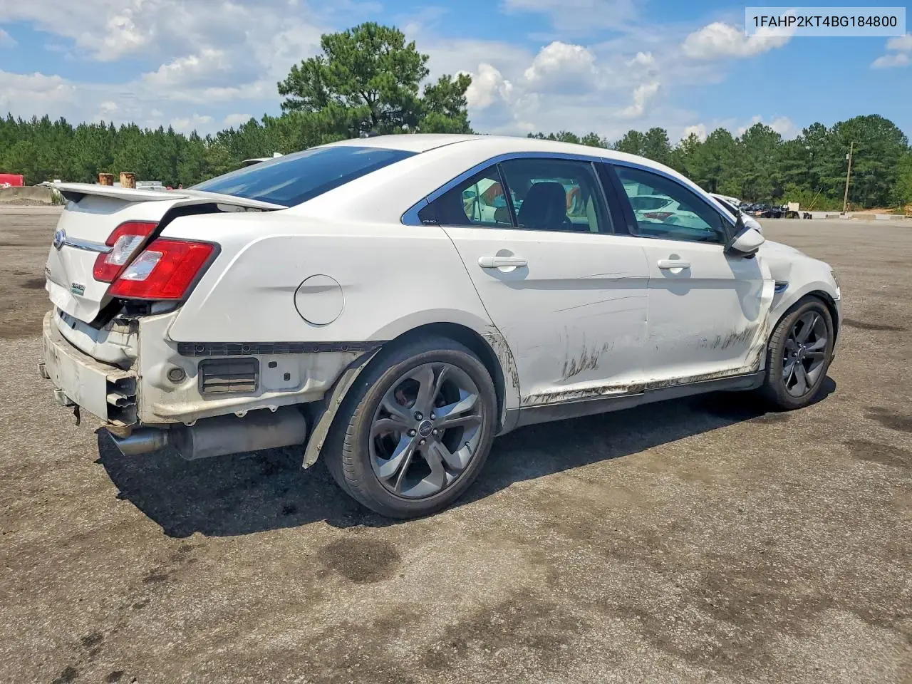 2011 Ford Taurus Sho VIN: 1FAHP2KT4BG184800 Lot: 57035466