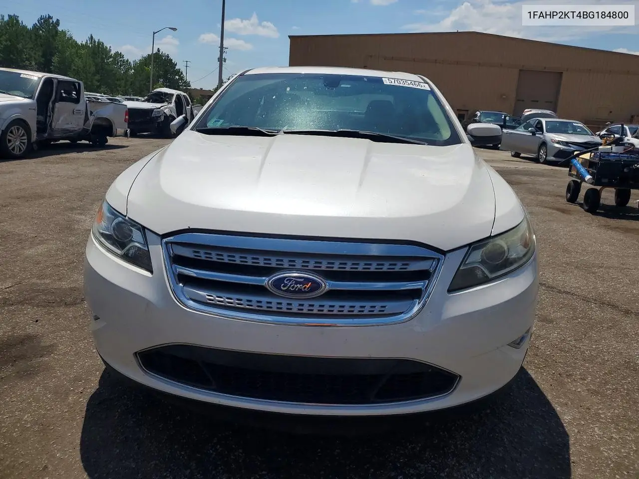 2011 Ford Taurus Sho VIN: 1FAHP2KT4BG184800 Lot: 57035466