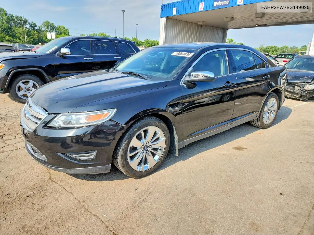 2011 Ford Taurus Limited VIN: 1FAHP2FW7BG149026 Lot: 59893016