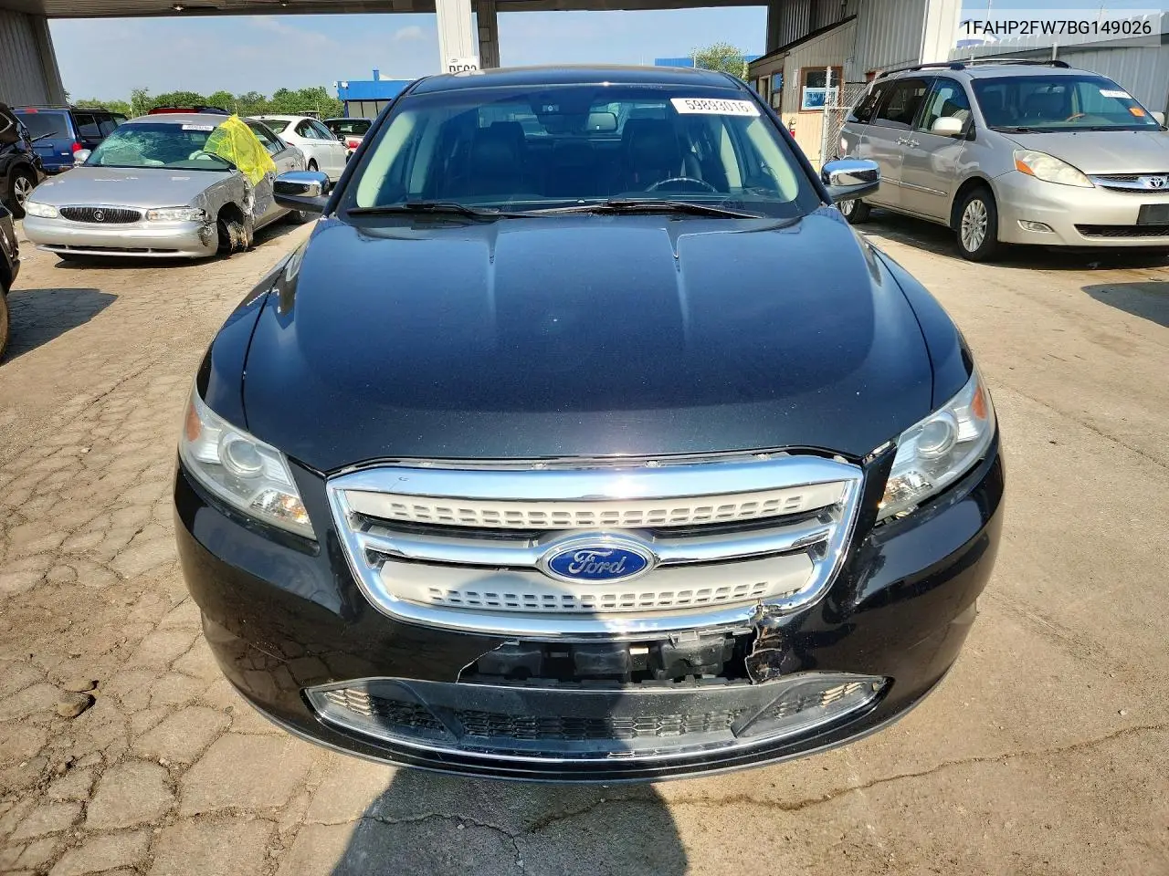 2011 Ford Taurus Limited VIN: 1FAHP2FW7BG149026 Lot: 59893016