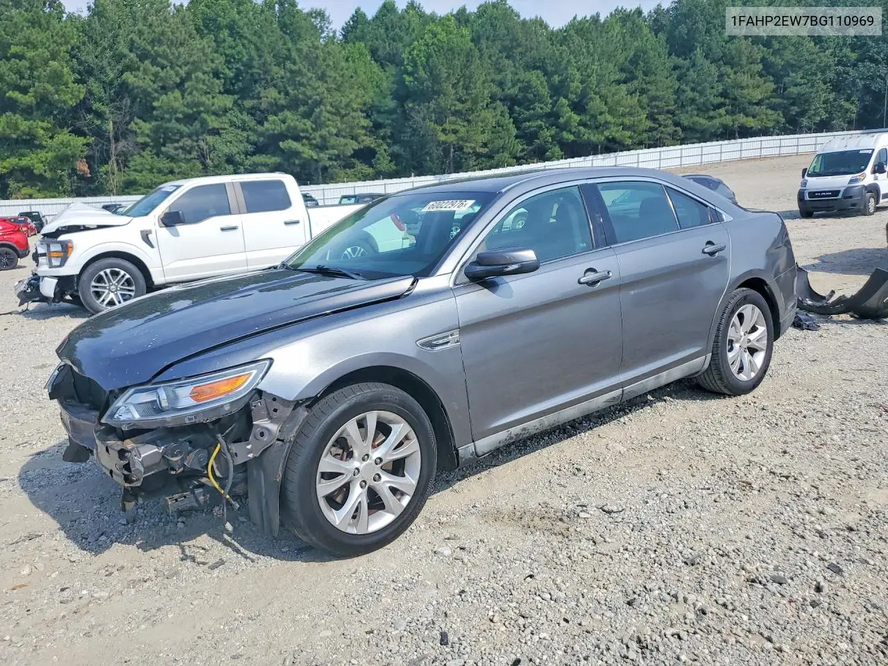 2011 Ford Taurus Sel VIN: 1FAHP2EW7BG110969 Lot: 60022976