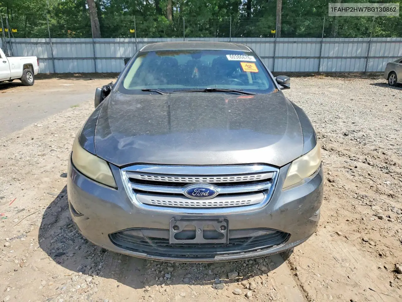 2011 Ford Taurus Sel VIN: 1FAHP2HW7BG130862 Lot: 60386676