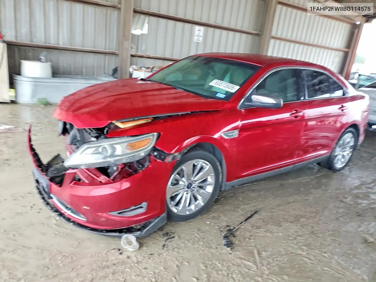 2011 Ford Taurus Limited VIN: 1FAHP2FW8BG114575 Lot: 60873606