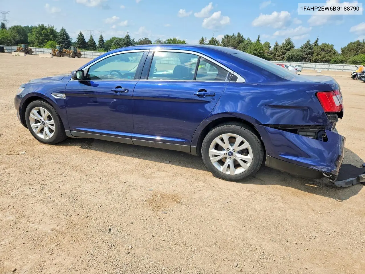 2011 Ford Taurus Sel VIN: 1FAHP2EW6BG188790 Lot: 60945446