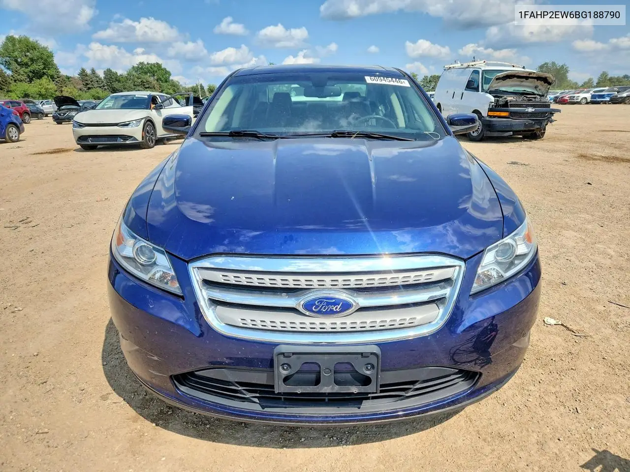 2011 Ford Taurus Sel VIN: 1FAHP2EW6BG188790 Lot: 60945446