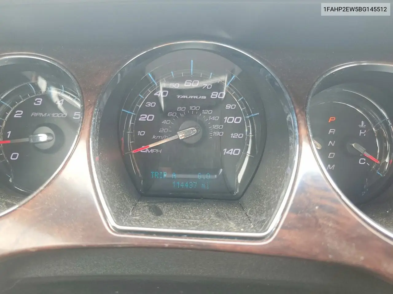 2011 Ford Taurus Sel VIN: 1FAHP2EW5BG145512 Lot: 60971556