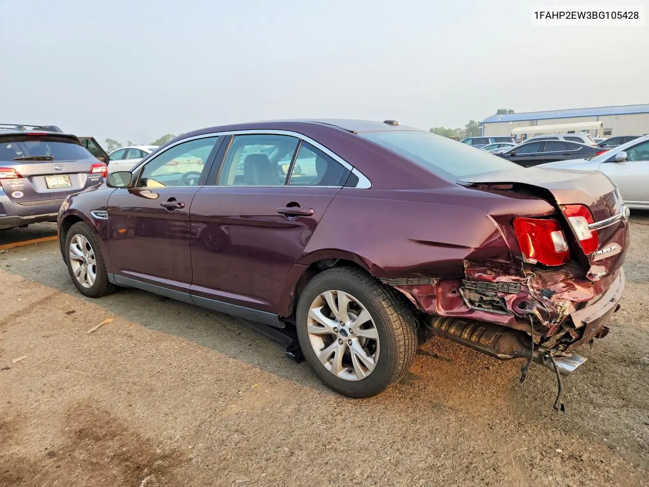 2011 Ford Taurus Sel VIN: 1FAHP2EW3BG105428 Lot: 61305786