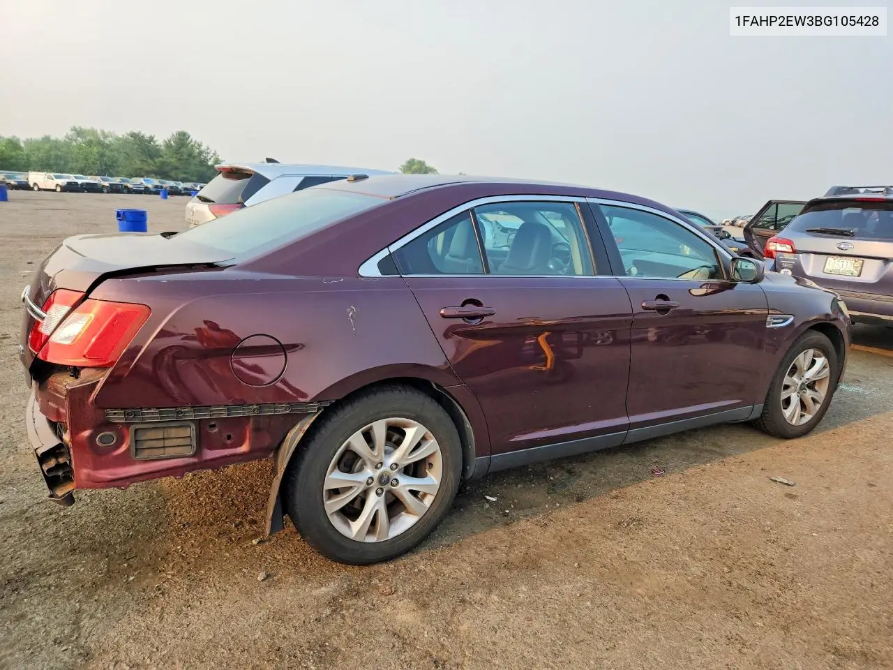 2011 Ford Taurus Sel VIN: 1FAHP2EW3BG105428 Lot: 61305786
