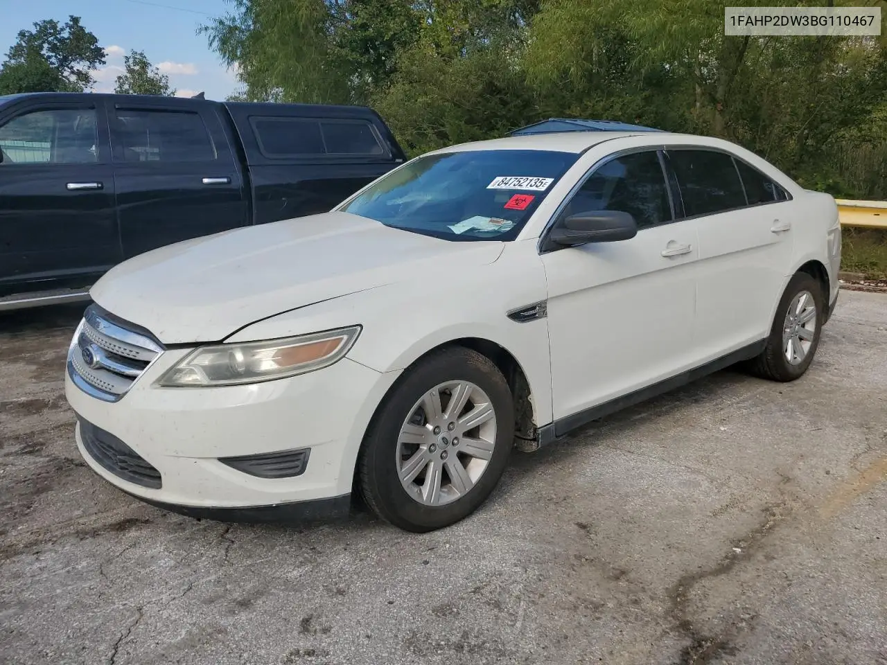 1FAHP2DW3BG110467 2011 Ford Taurus Se