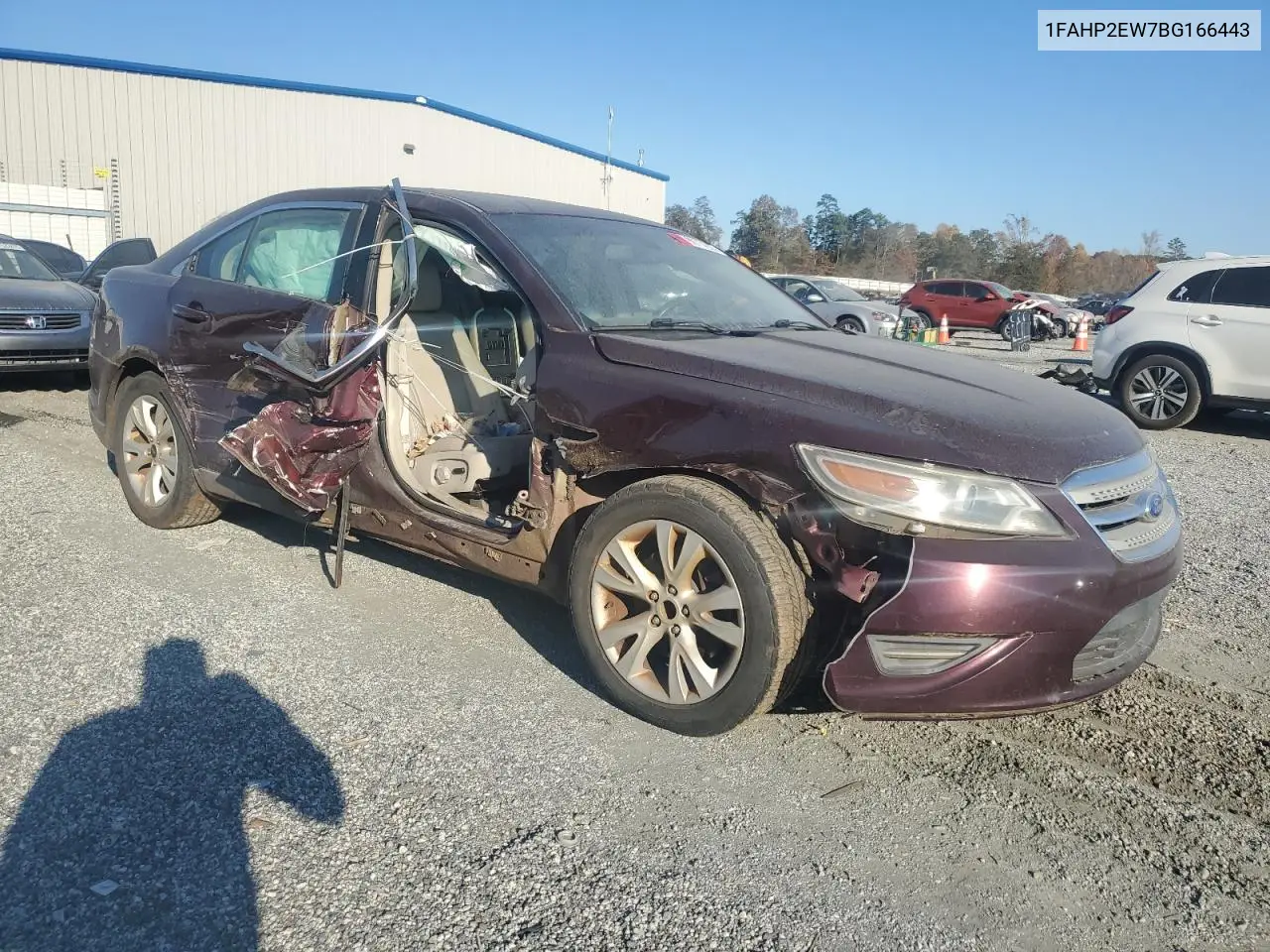 1FAHP2EW7BG166443 2011 Ford Taurus Sel