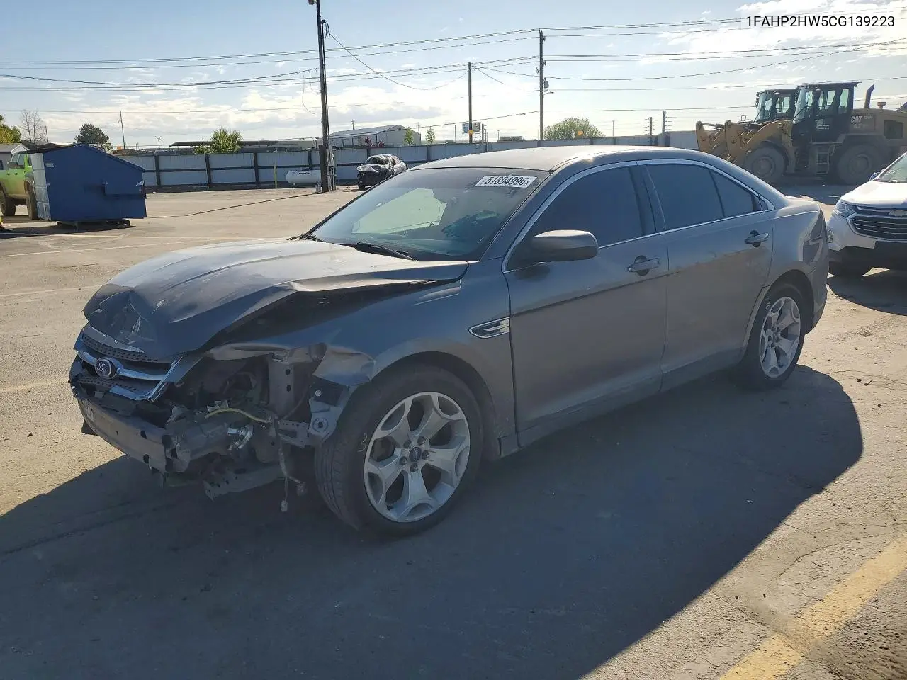 1FAHP2HW5CG139223 2012 Ford Taurus Sel