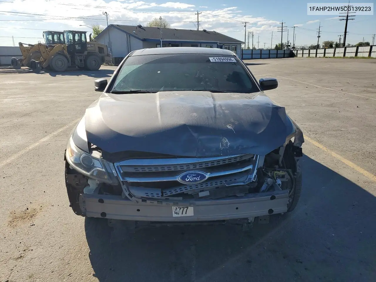 1FAHP2HW5CG139223 2012 Ford Taurus Sel