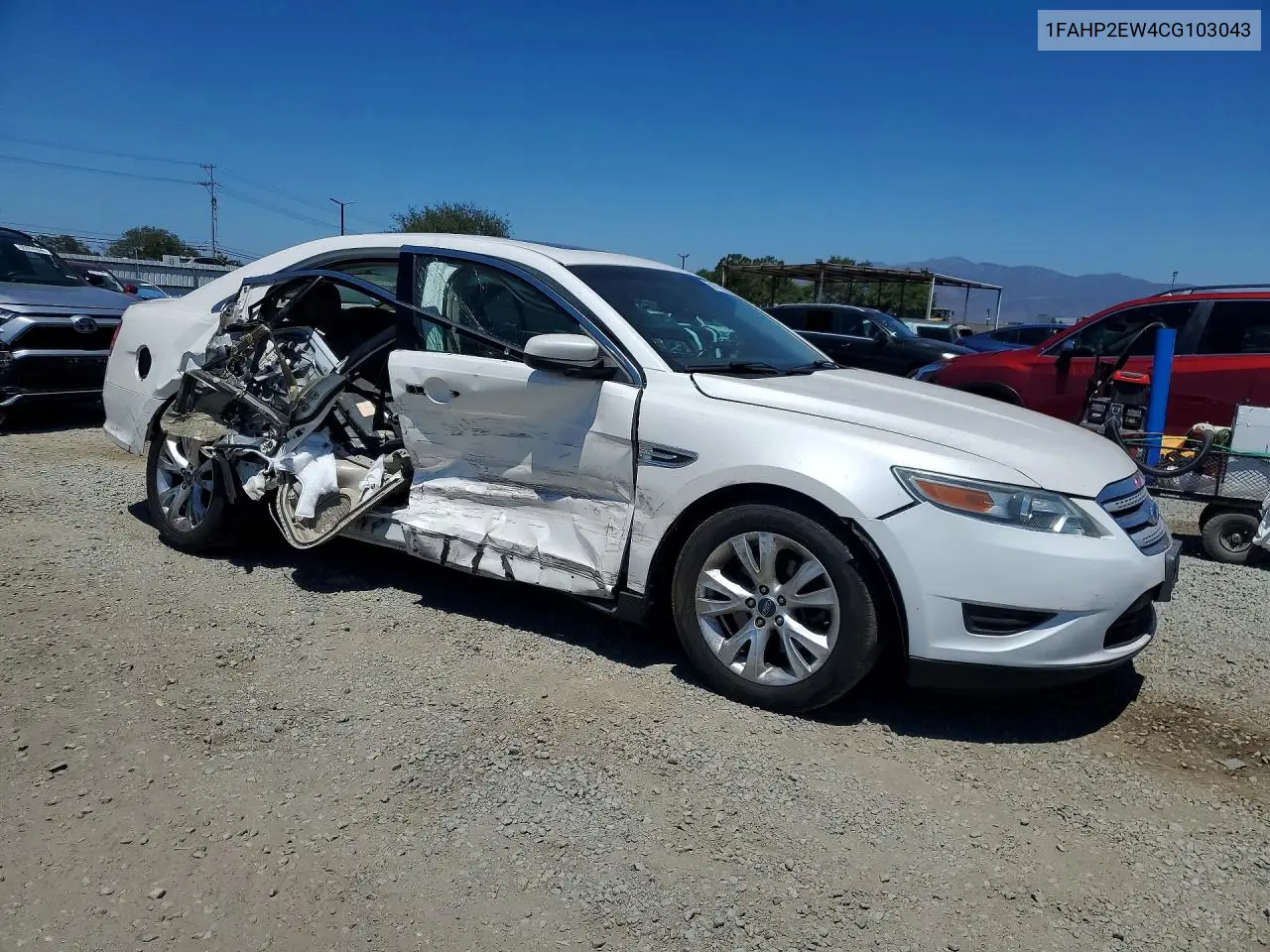 2012 Ford Taurus Sel VIN: 1FAHP2EW4CG103043 Lot: 58151606