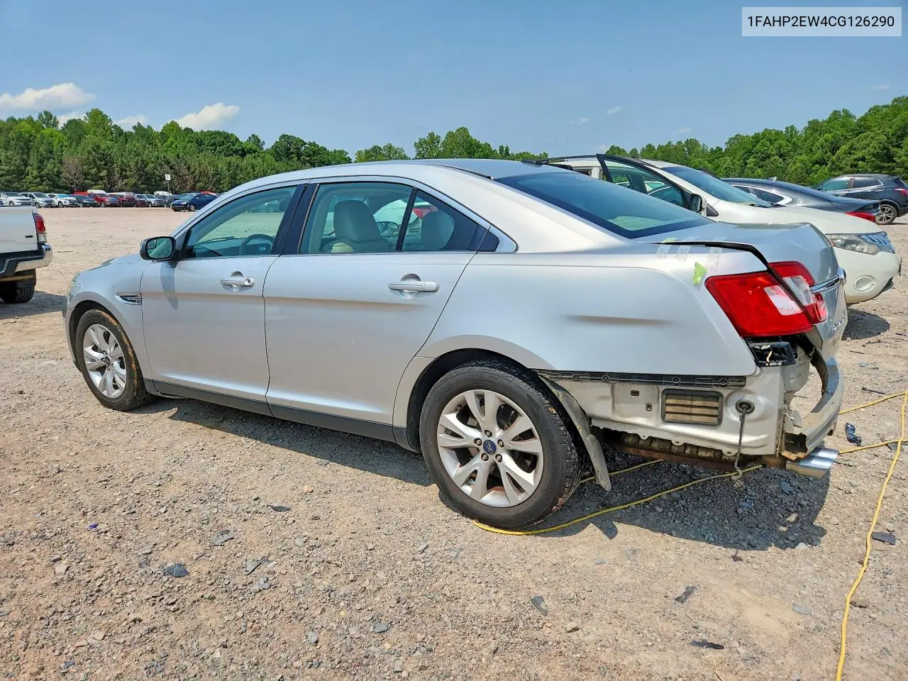 2012 Ford Taurus Sel VIN: 1FAHP2EW4CG126290 Lot: 58617066