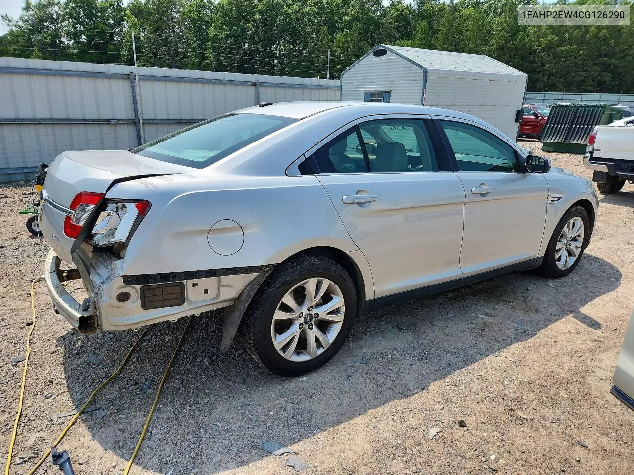 2012 Ford Taurus Sel VIN: 1FAHP2EW4CG126290 Lot: 58617066