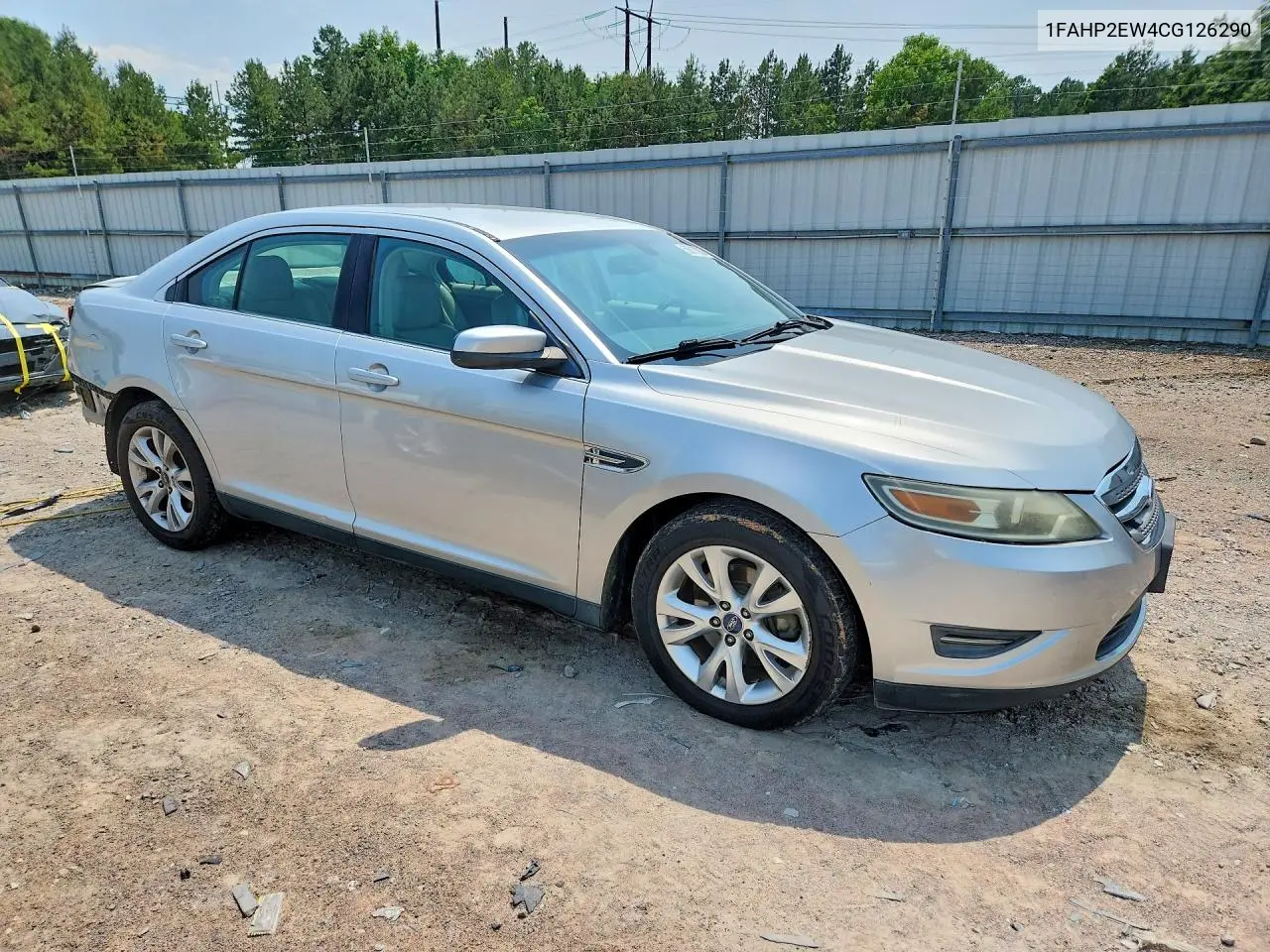 2012 Ford Taurus Sel VIN: 1FAHP2EW4CG126290 Lot: 58617066