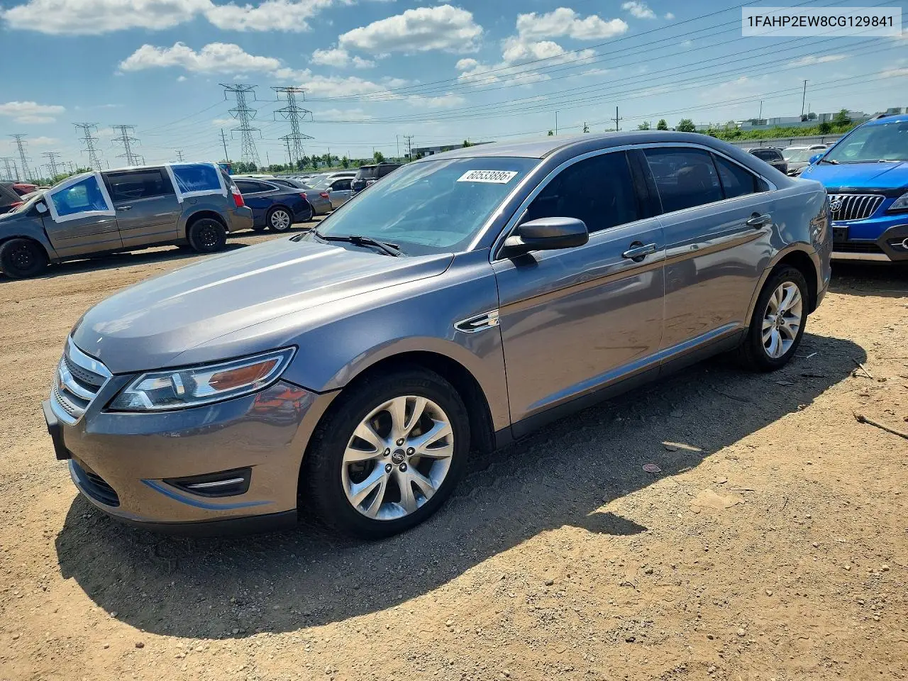 2012 Ford Taurus Sel VIN: 1FAHP2EW8CG129841 Lot: 60533886