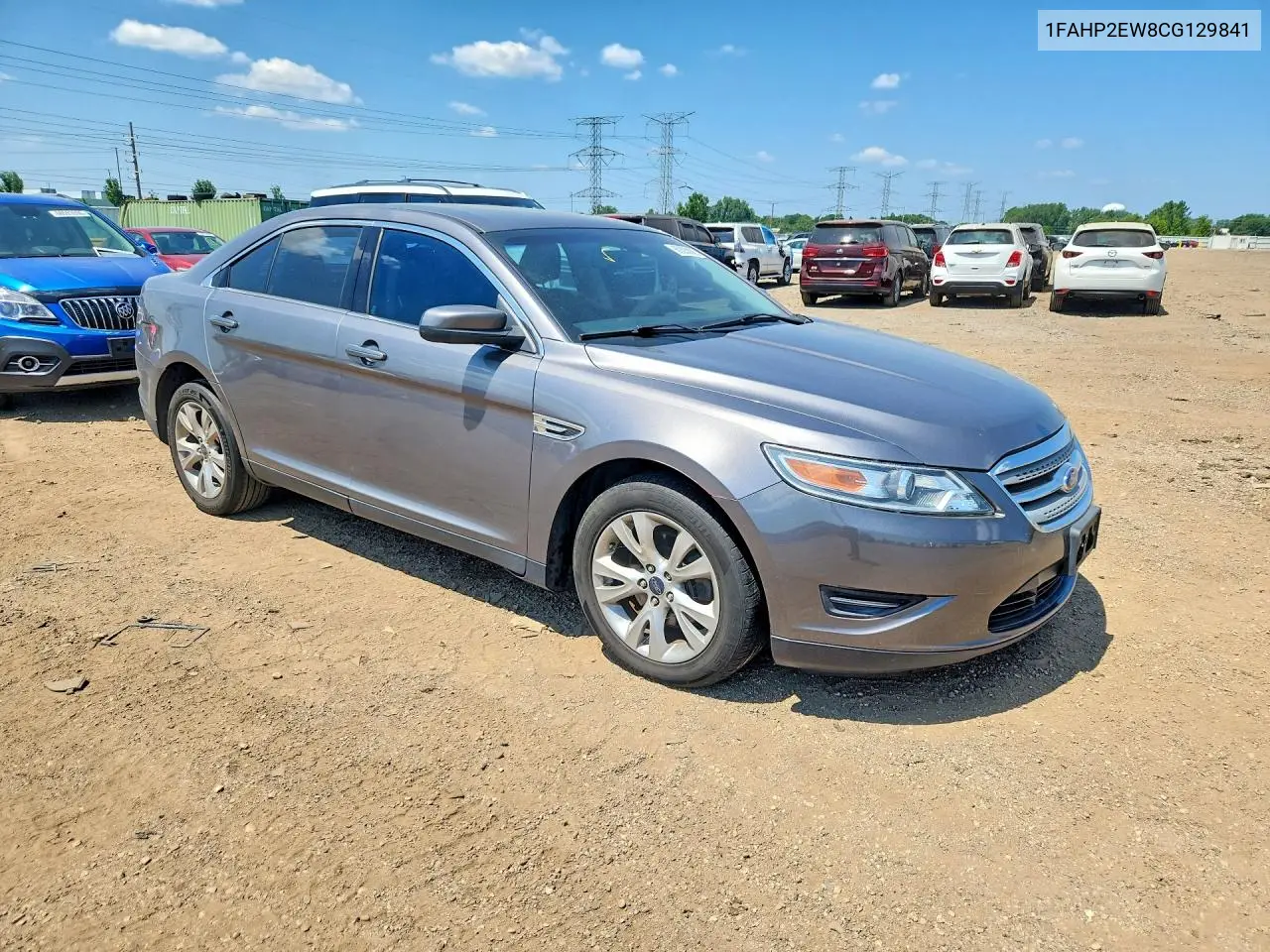 2012 Ford Taurus Sel VIN: 1FAHP2EW8CG129841 Lot: 60533886