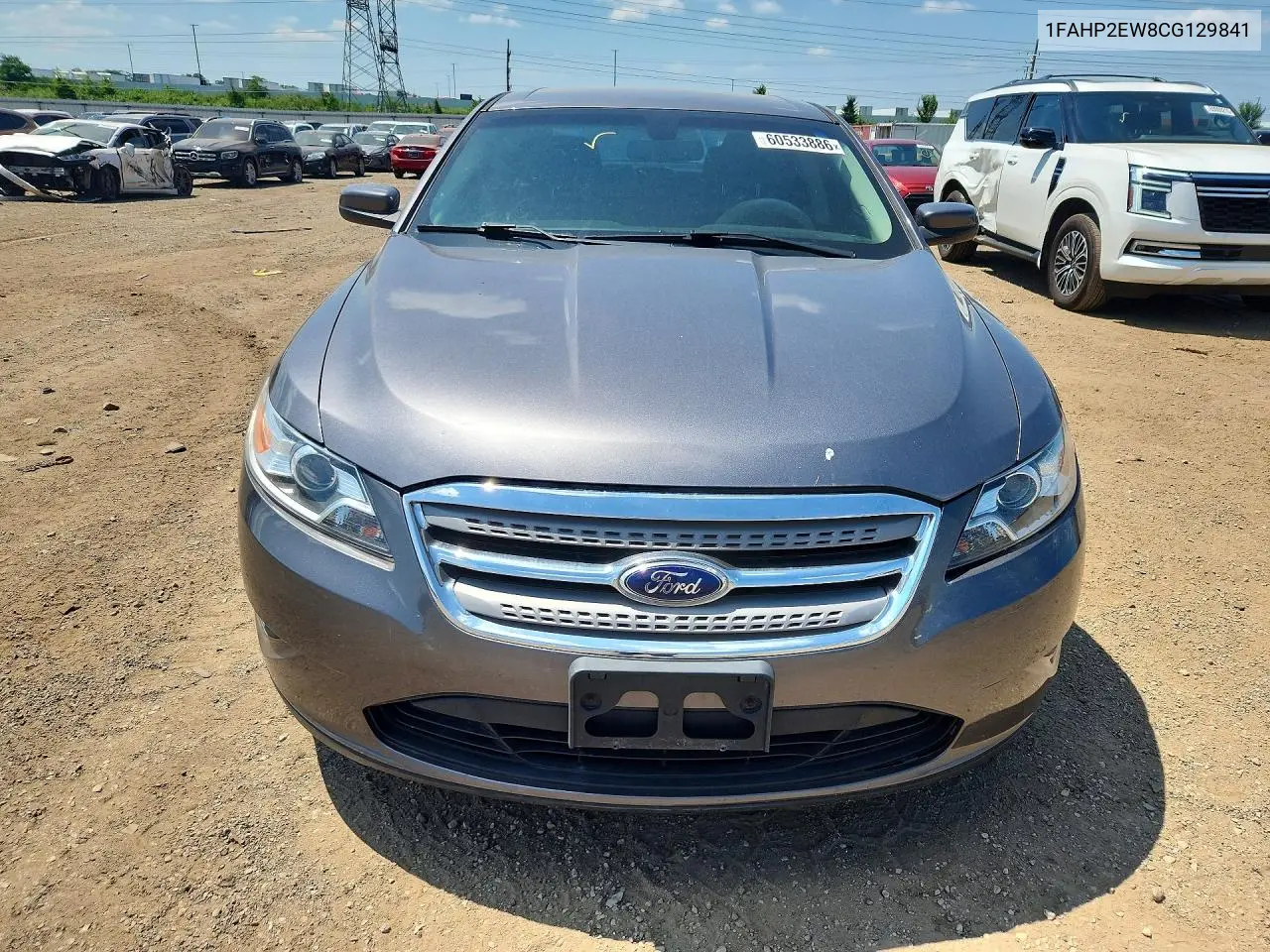2012 Ford Taurus Sel VIN: 1FAHP2EW8CG129841 Lot: 60533886