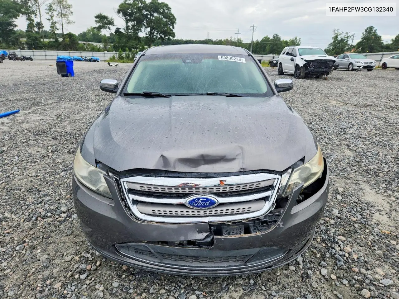 2012 Ford Taurus Limited VIN: 1FAHP2FW3CG132340 Lot: 60800226