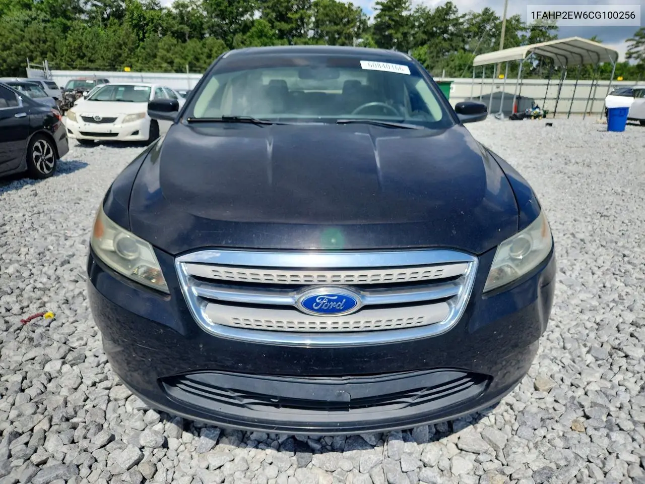 2012 Ford Taurus Sel VIN: 1FAHP2EW6CG100256 Lot: 60840166