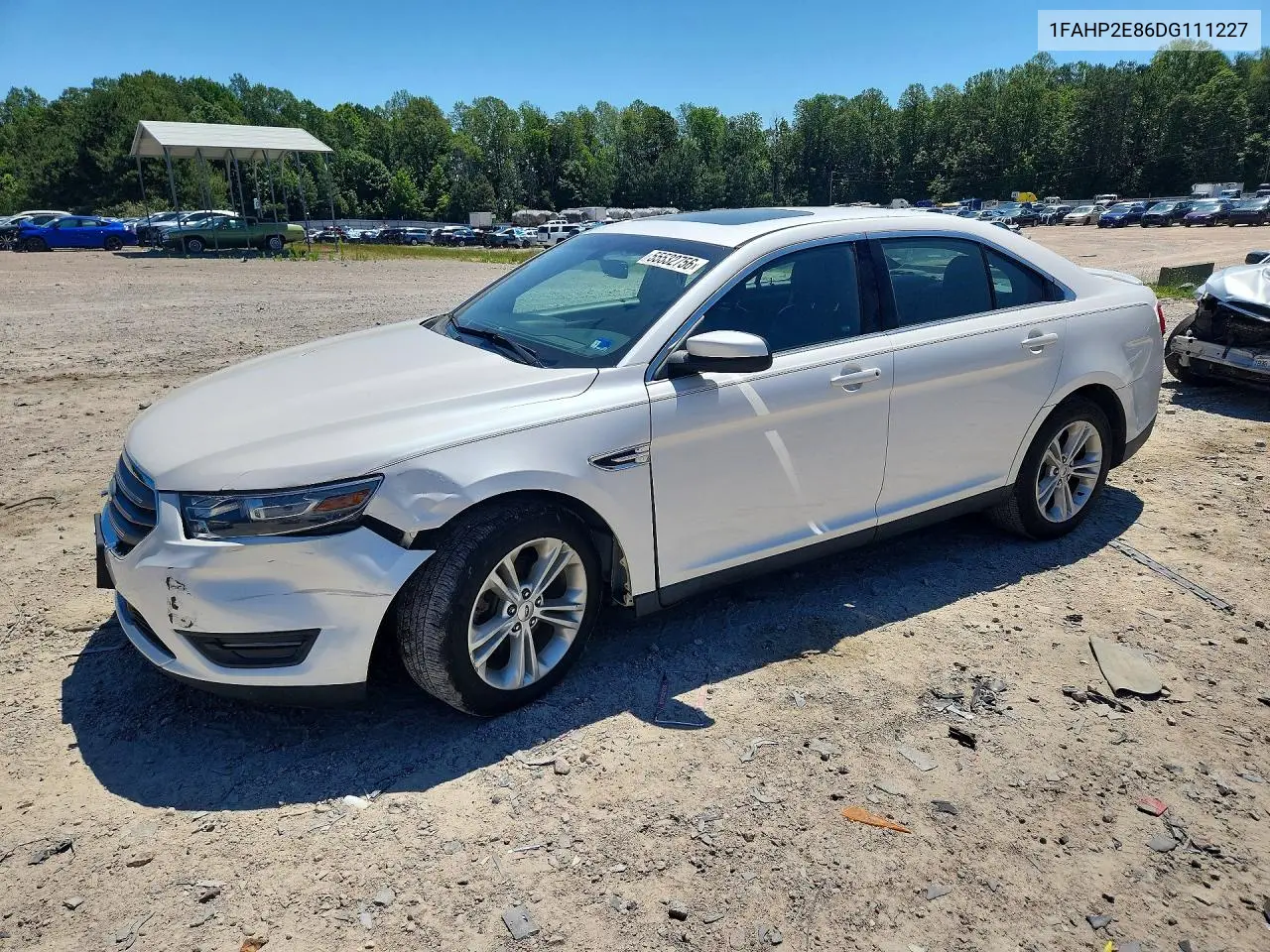 2013 Ford Taurus Sel VIN: 1FAHP2E86DG111227 Lot: 55532756