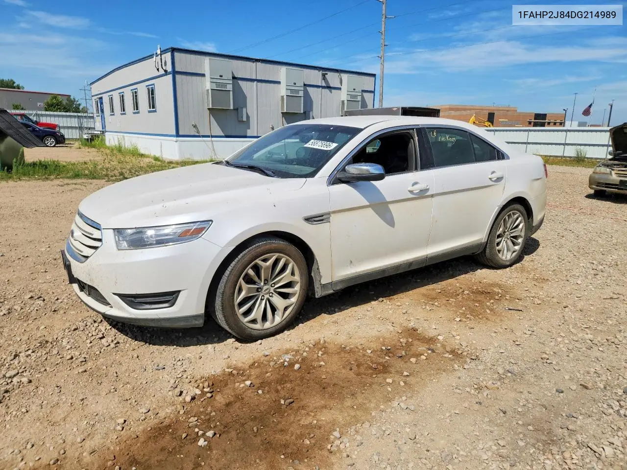 2013 Ford Taurus Limited VIN: 1FAHP2J84DG214989 Lot: 58875896