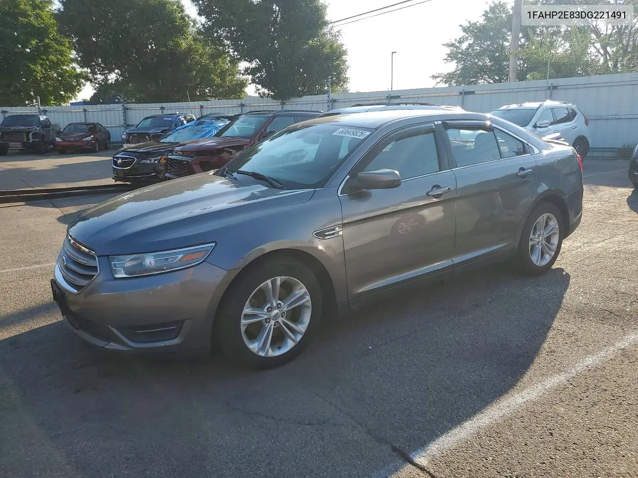 2013 Ford Taurus Sel VIN: 1FAHP2E83DG221491 Lot: 60649826