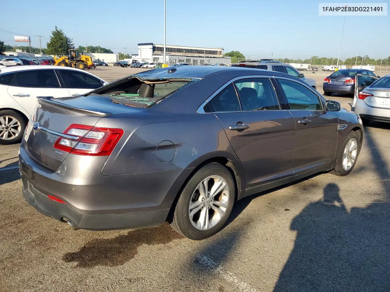 2013 Ford Taurus Sel VIN: 1FAHP2E83DG221491 Lot: 60649826