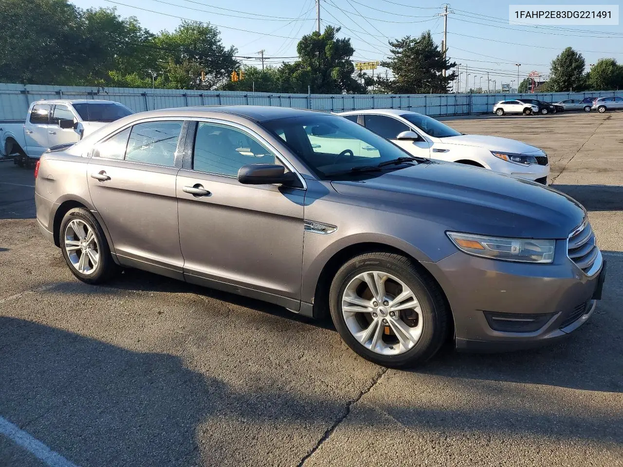 2013 Ford Taurus Sel VIN: 1FAHP2E83DG221491 Lot: 60649826