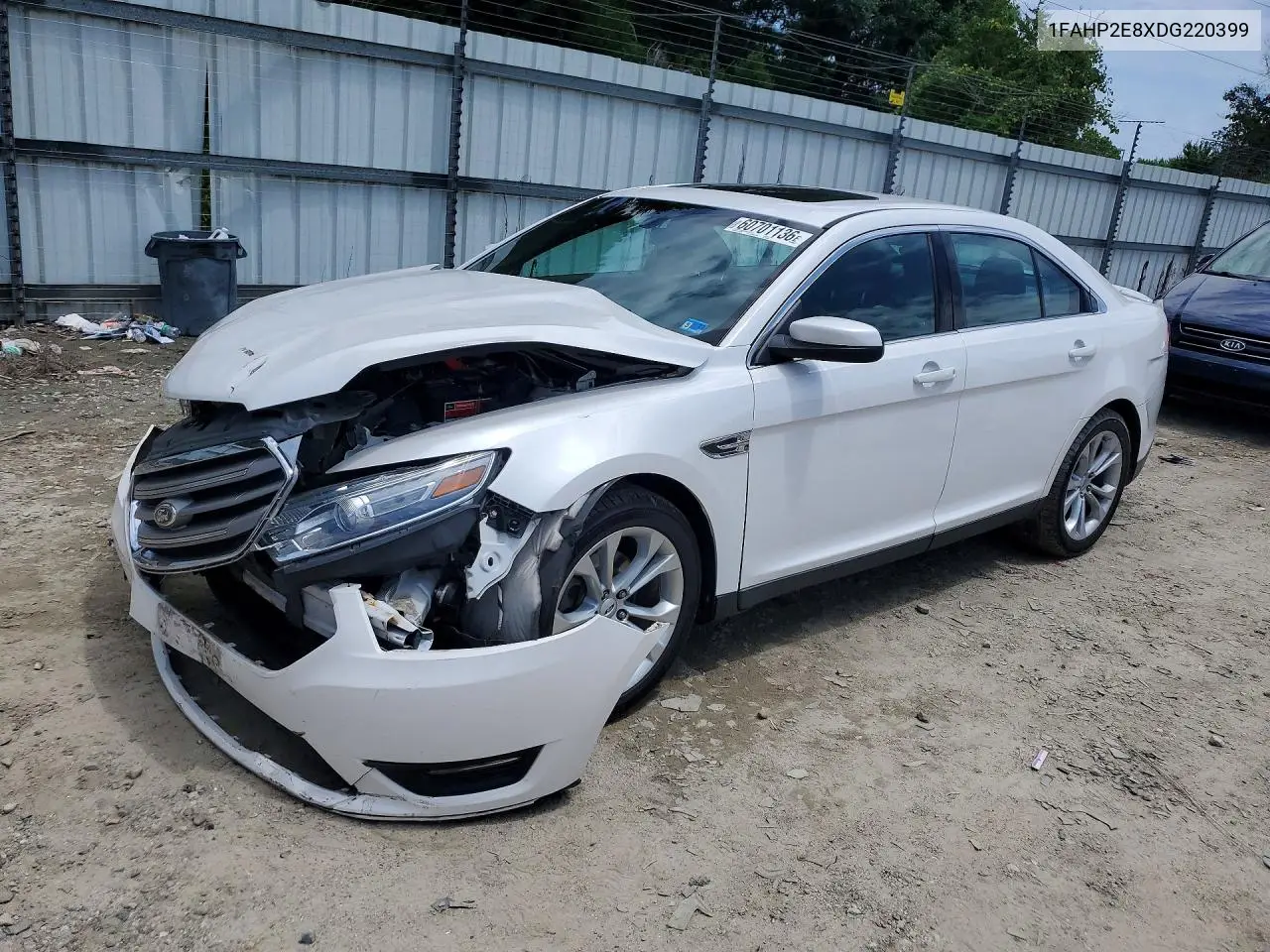 2013 Ford Taurus Sel VIN: 1FAHP2E8XDG220399 Lot: 60701136