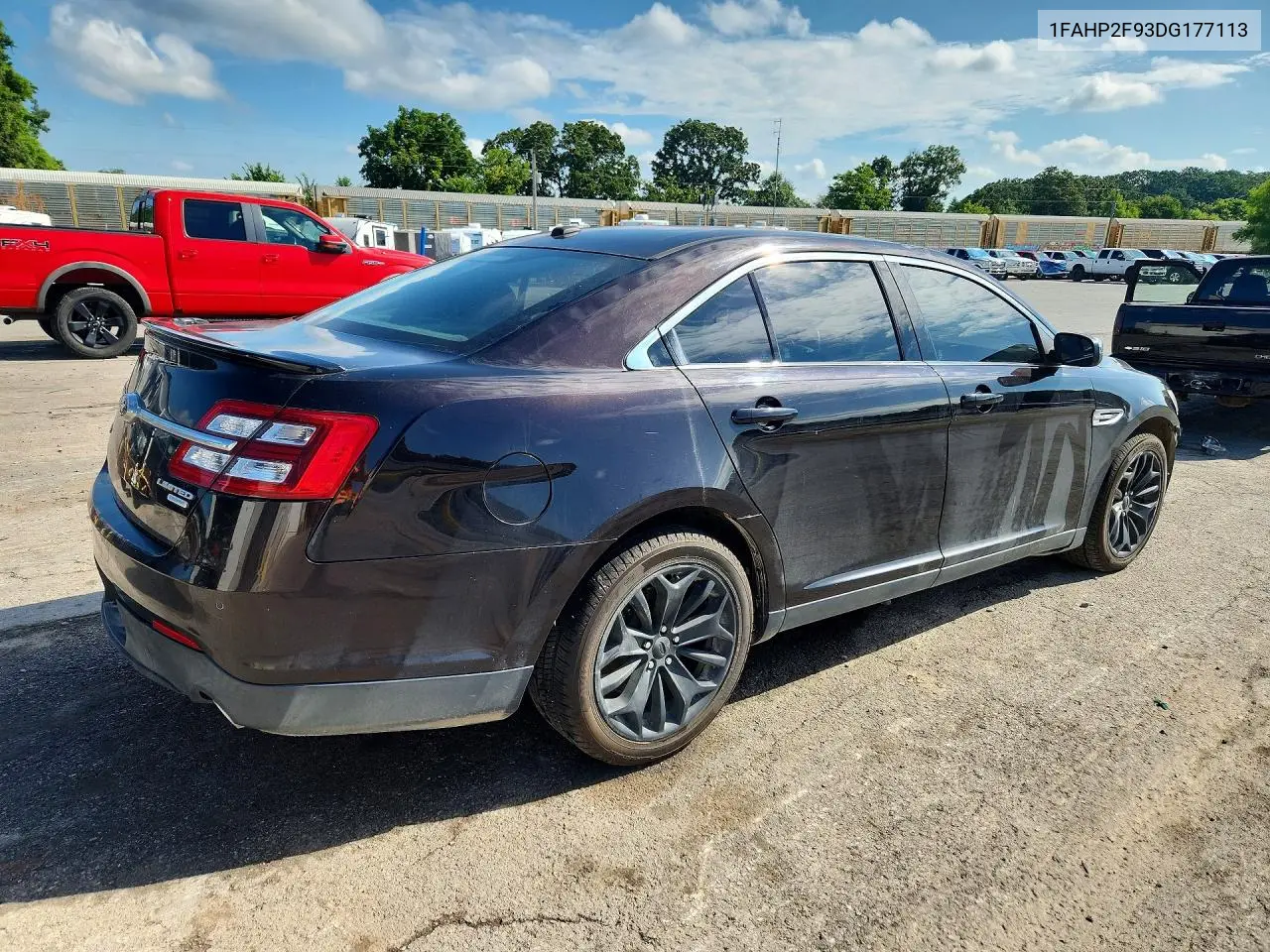 2013 Ford Taurus Limited VIN: 1FAHP2F93DG177113 Lot: 60974756