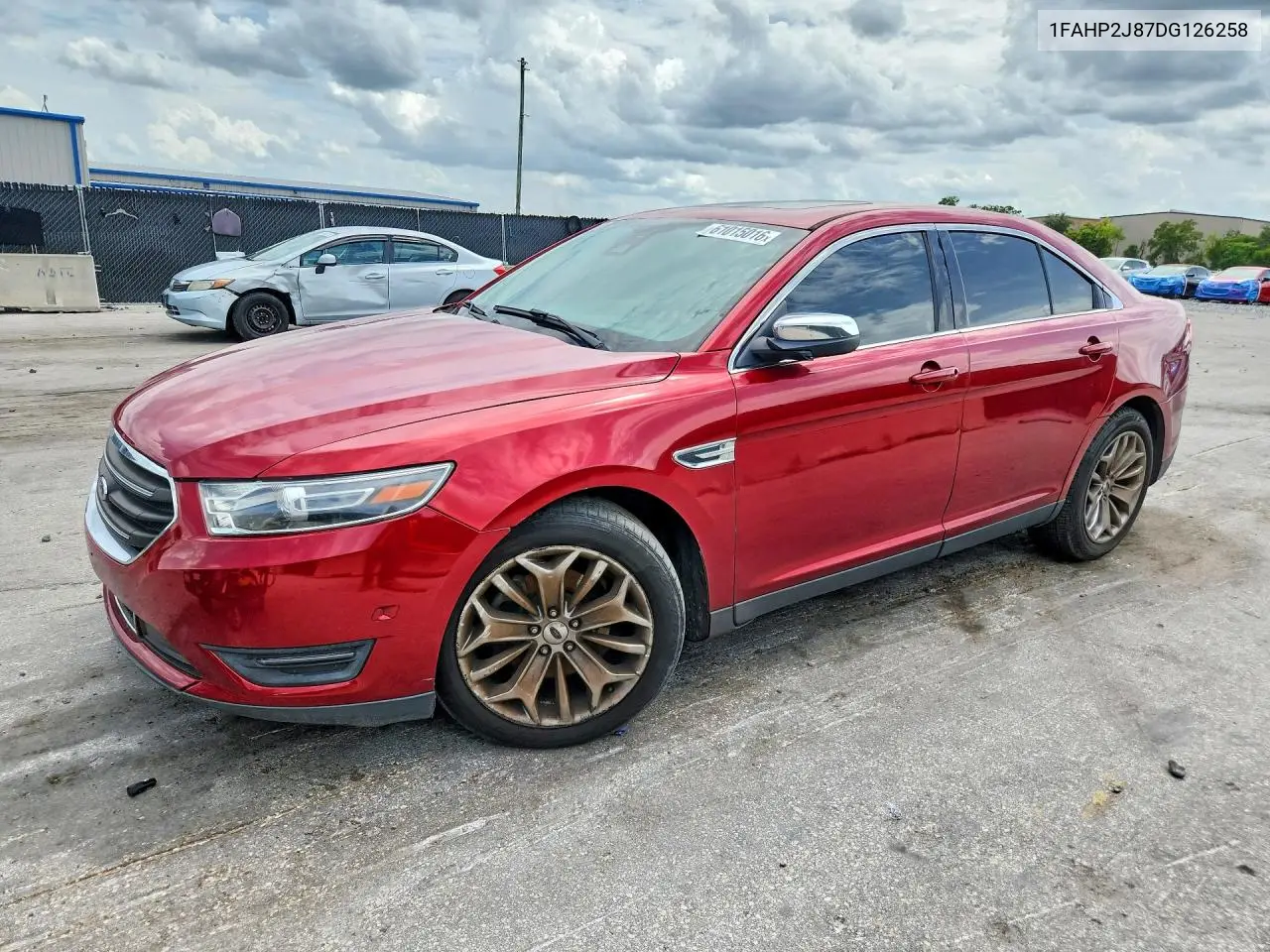 2013 Ford Taurus Limited VIN: 1FAHP2J87DG126258 Lot: 61015016