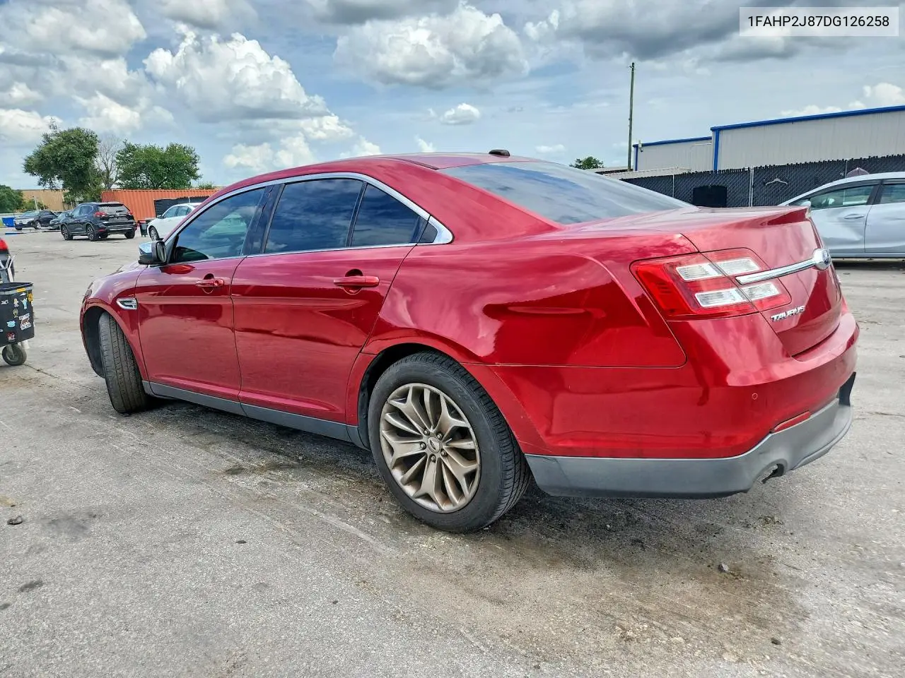2013 Ford Taurus Limited VIN: 1FAHP2J87DG126258 Lot: 61015016