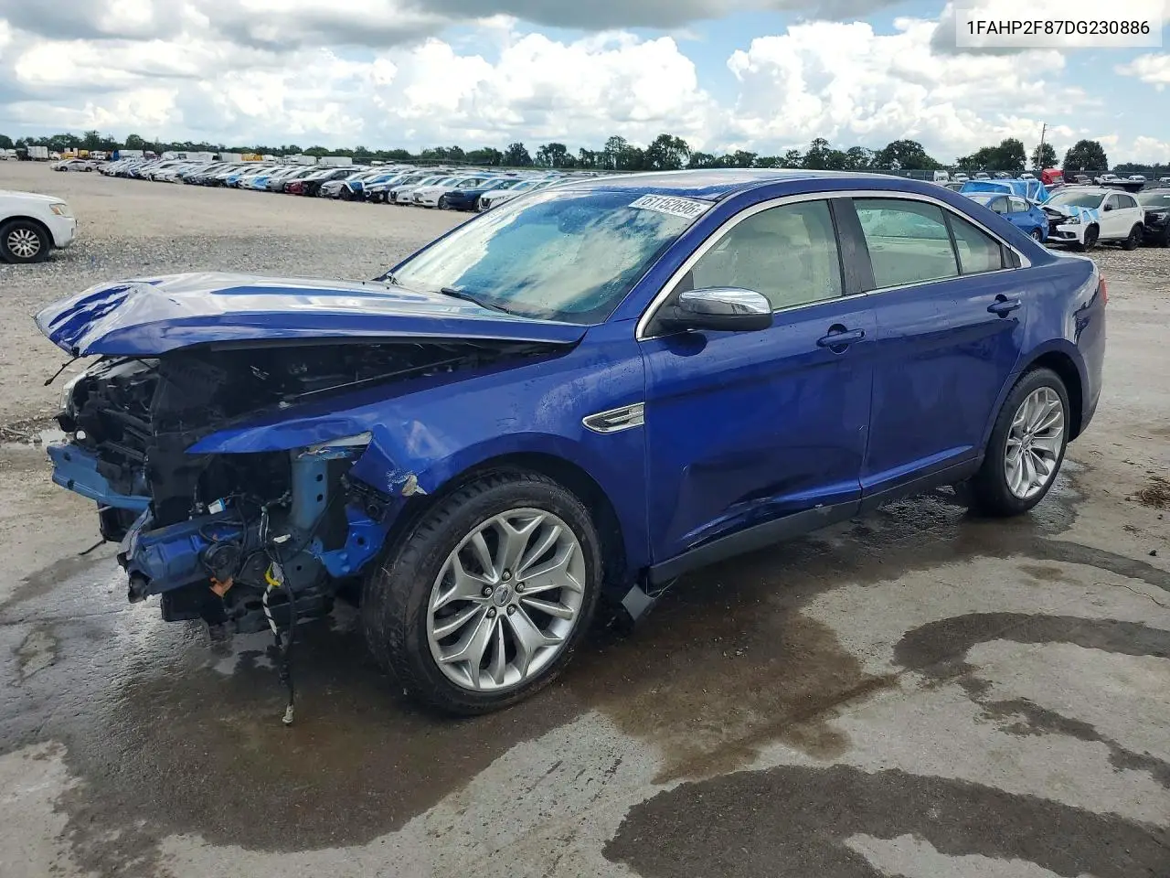 2013 Ford Taurus Limited VIN: 1FAHP2F87DG230886 Lot: 61152696
