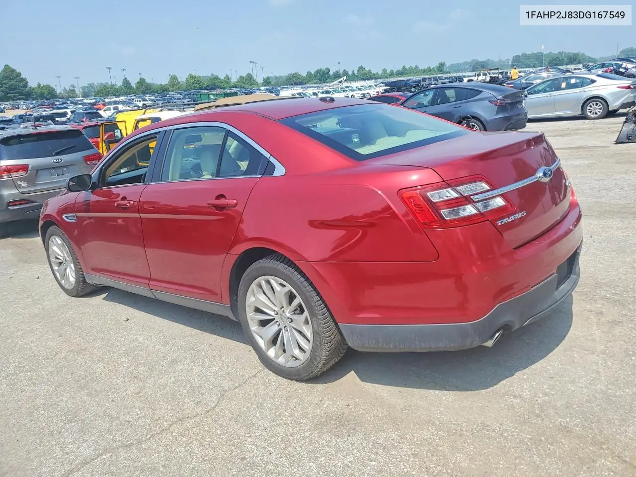 2013 Ford Taurus Limited VIN: 1FAHP2J83DG167549 Lot: 61423446