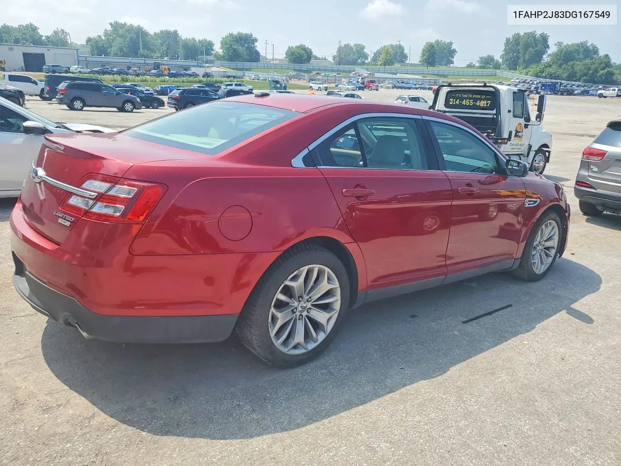 2013 Ford Taurus Limited VIN: 1FAHP2J83DG167549 Lot: 61423446