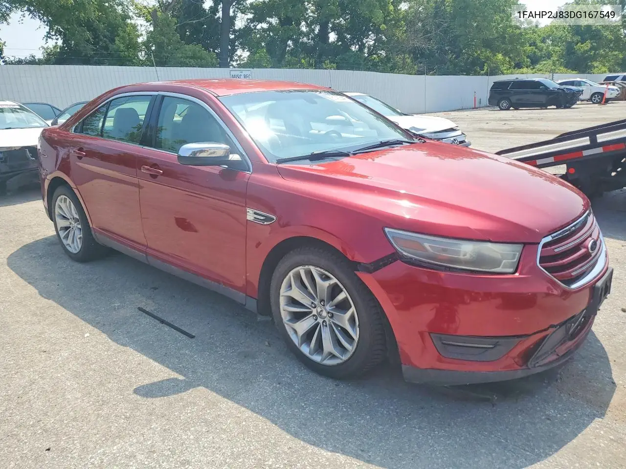 2013 Ford Taurus Limited VIN: 1FAHP2J83DG167549 Lot: 61423446