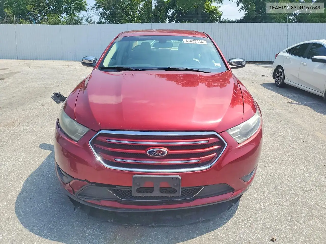 2013 Ford Taurus Limited VIN: 1FAHP2J83DG167549 Lot: 61423446