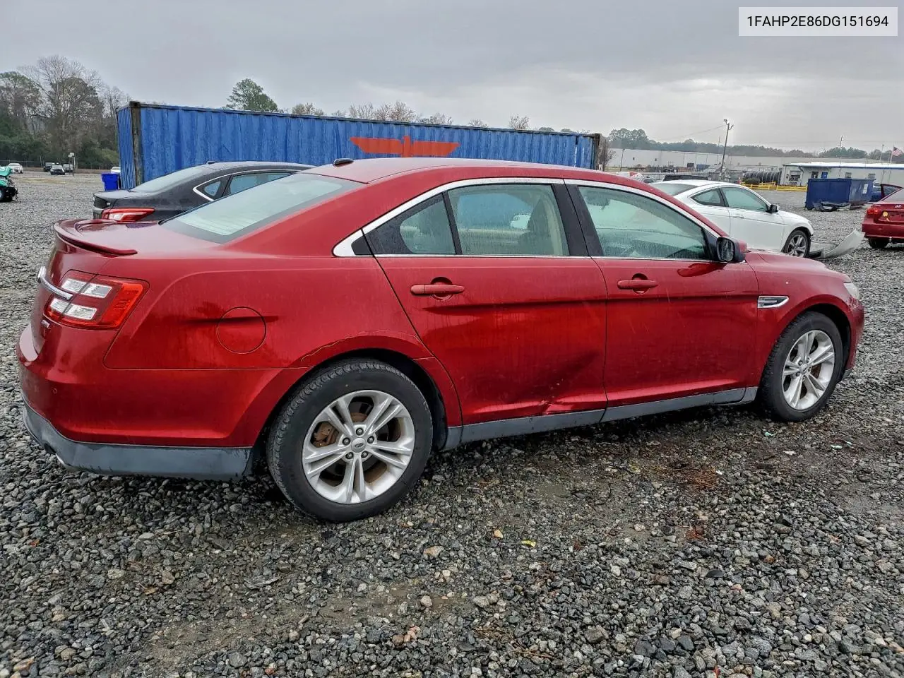 1FAHP2E86DG151694 2013 Ford Taurus Sel