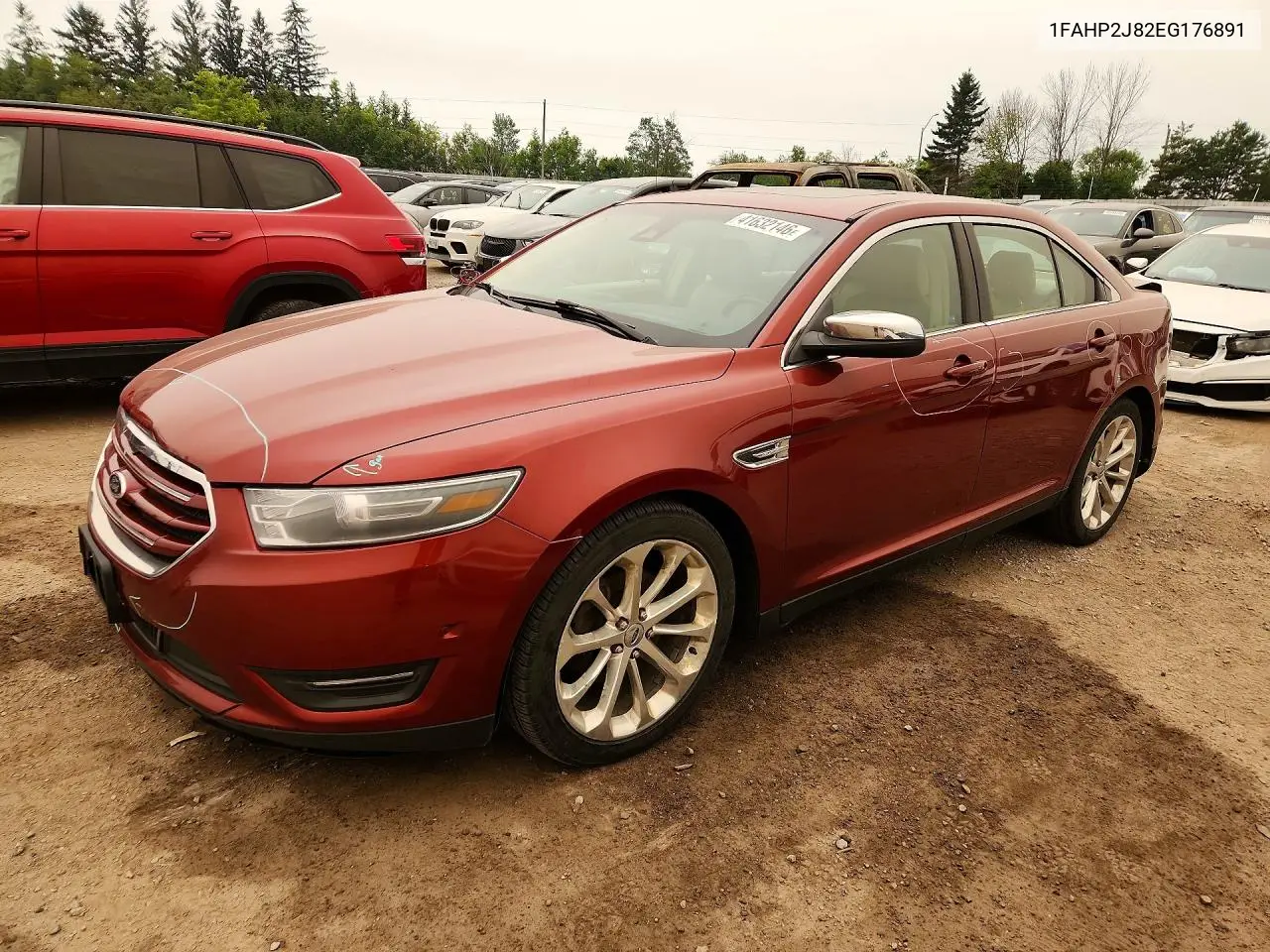 2014 Ford Taurus Limited VIN: 1FAHP2J82EG176891 Lot: 41632146