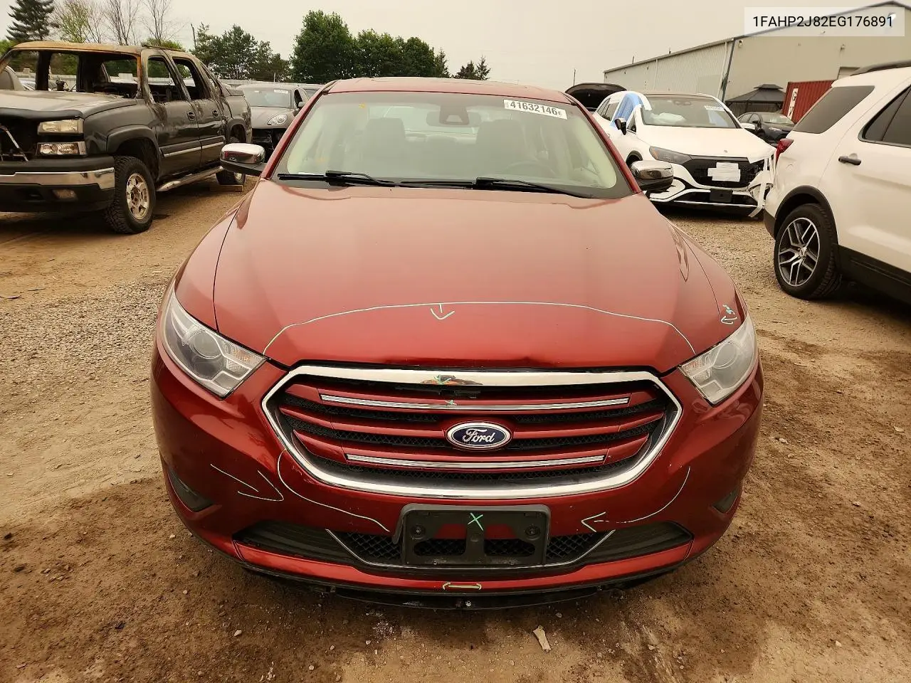 2014 Ford Taurus Limited VIN: 1FAHP2J82EG176891 Lot: 41632146