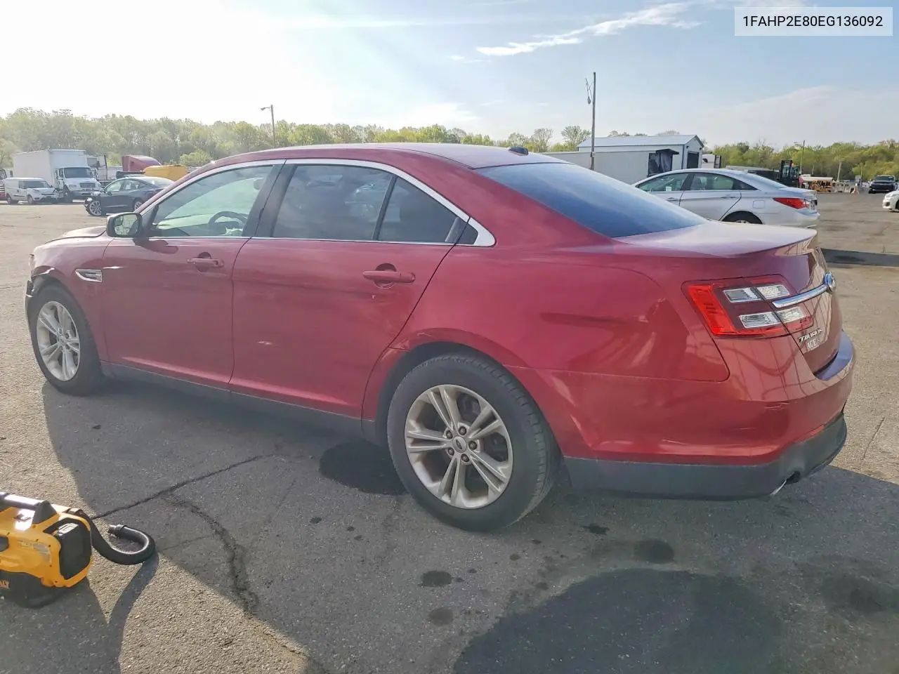 2014 Ford Taurus Sel VIN: 1FAHP2E80EG136092 Lot: 49952536