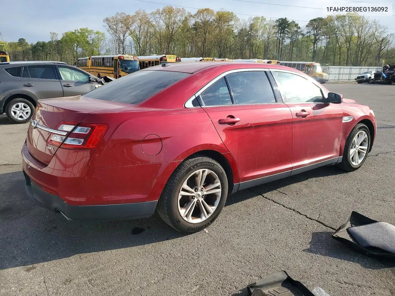 2014 Ford Taurus Sel VIN: 1FAHP2E80EG136092 Lot: 49952536