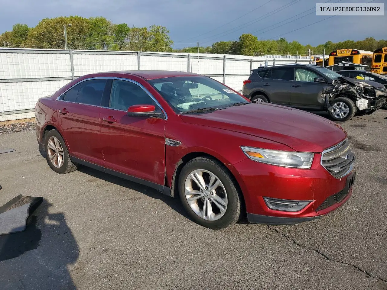 2014 Ford Taurus Sel VIN: 1FAHP2E80EG136092 Lot: 49952536