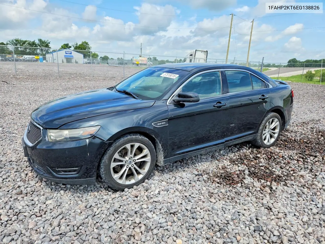 2014 Ford Taurus Sho VIN: 1FAHP2KT6EG138826 Lot: 57519016